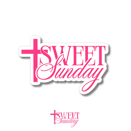 Sweet Sunday Logo Sticker