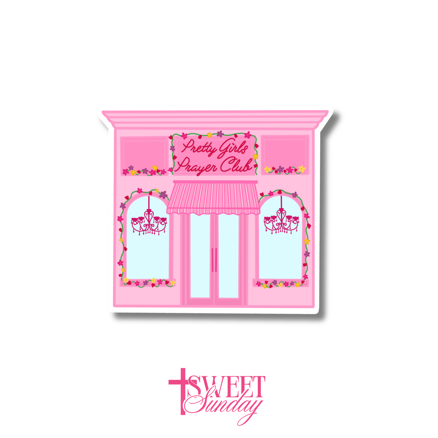 Pretty Girls Prayer Club Sticker