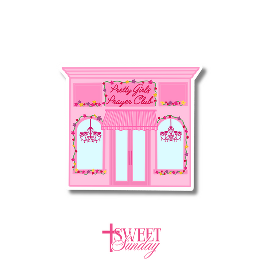 Pretty Girls Prayer Club Sticker